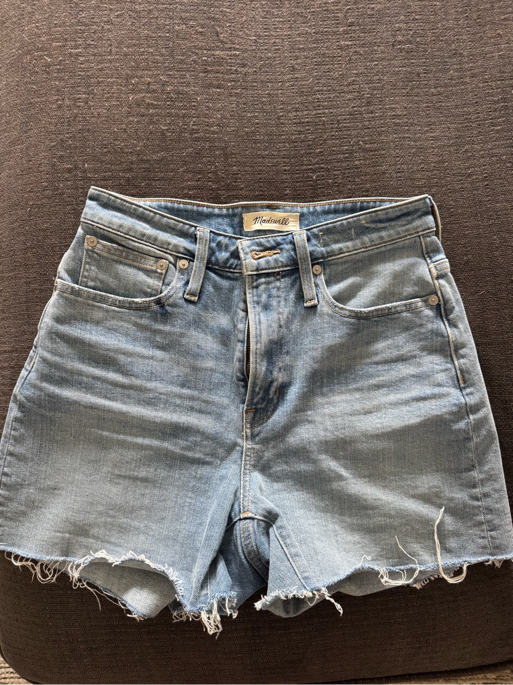Madewell The Curvy Perfect Vintage Mid-Length Jean Short
